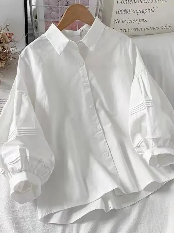 chemise blanche oversize pour femmes