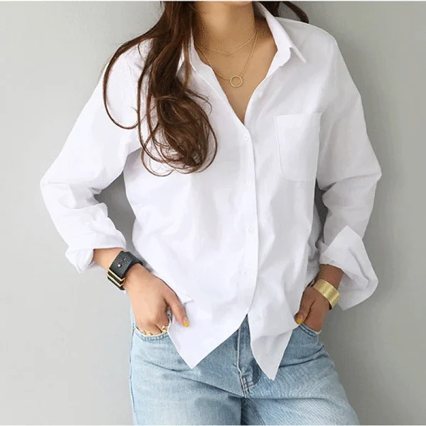 chemise blanche coton blanche mode